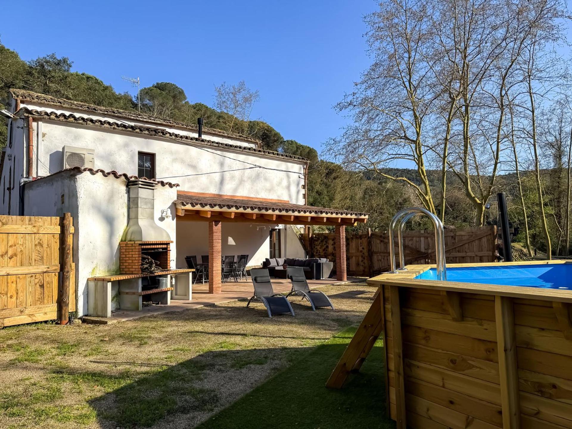 Casa Rural Can Ricos - El Mirador Del Montseny Vallgorguina Eksteriør bilde