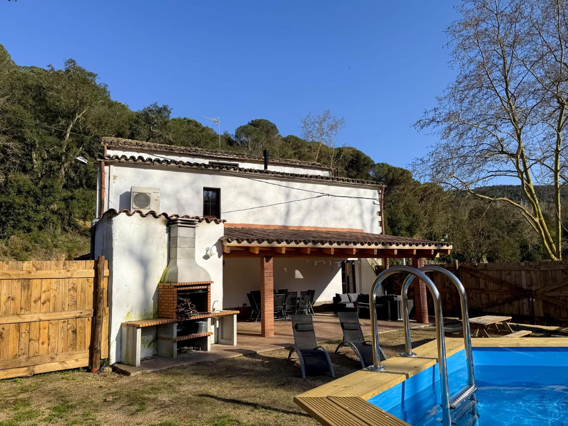 Casa Rural Can Ricos - El Mirador Del Montseny Vallgorguina Eksteriør bilde