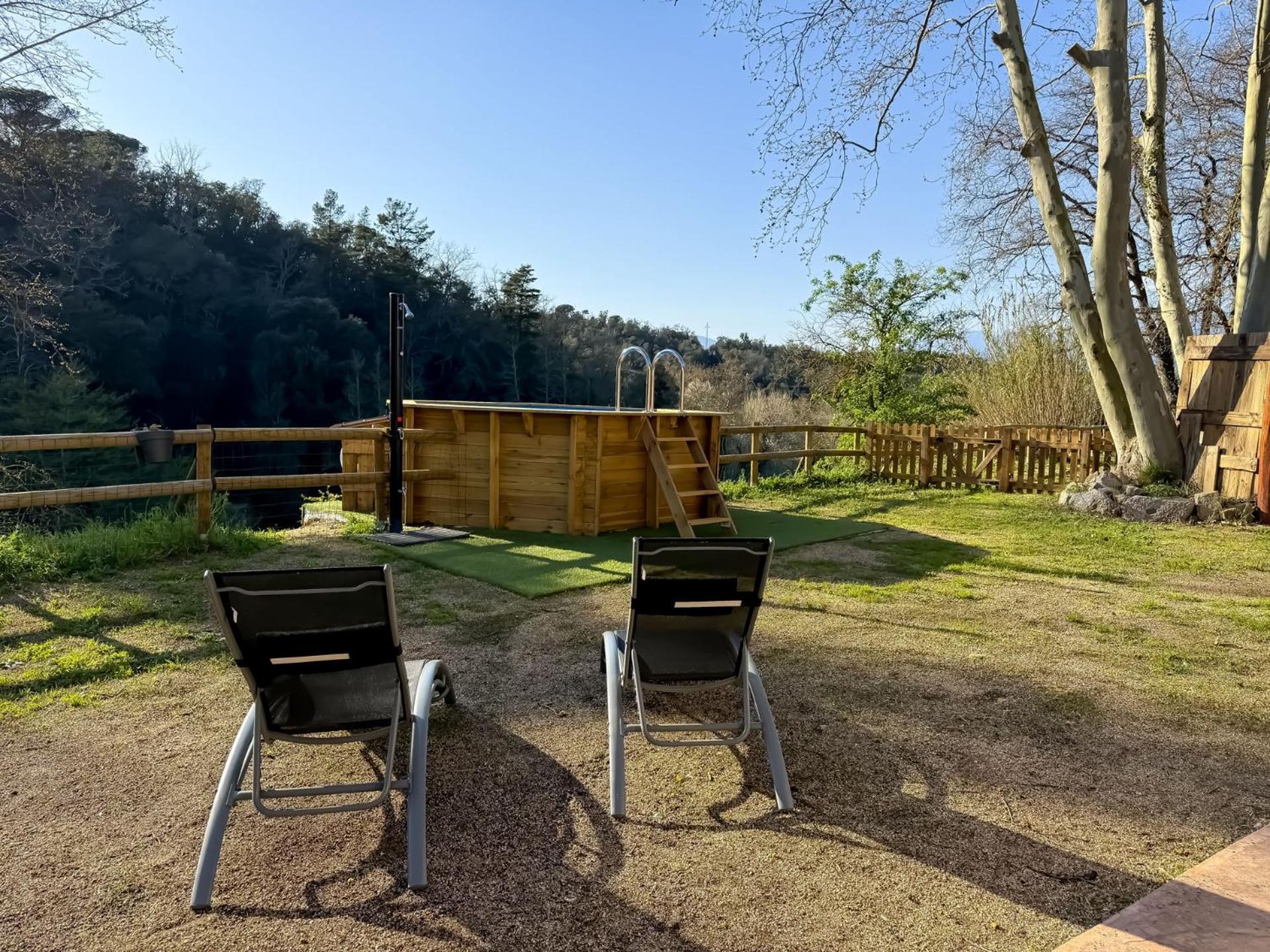 Casa Rural Can Ricos - El Mirador Del Montseny Vallgorguina Eksteriør bilde
