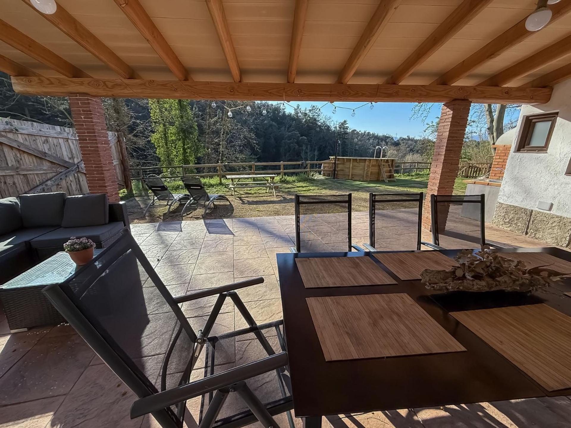 Casa Rural Can Ricos - El Mirador Del Montseny Vallgorguina Eksteriør bilde