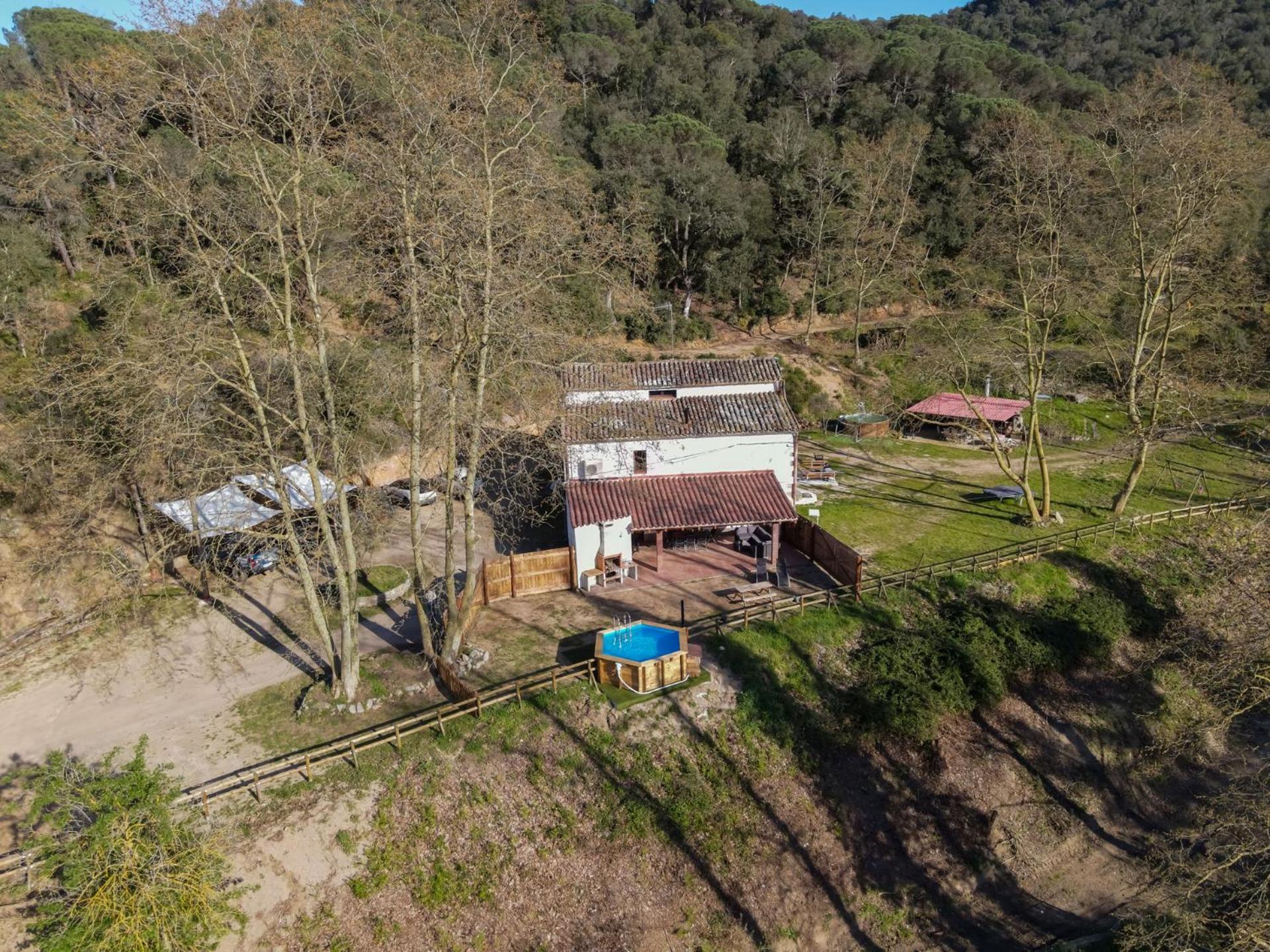 Casa Rural Can Ricos - El Mirador Del Montseny Vallgorguina Eksteriør bilde